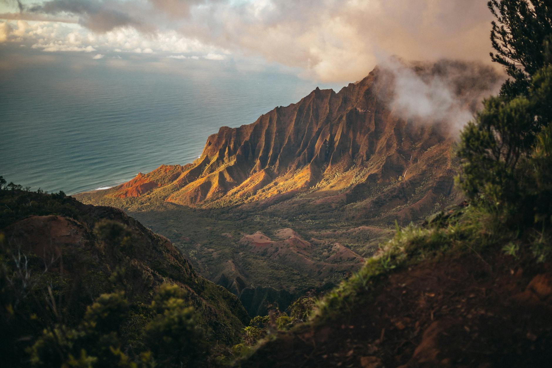 brown mountains
